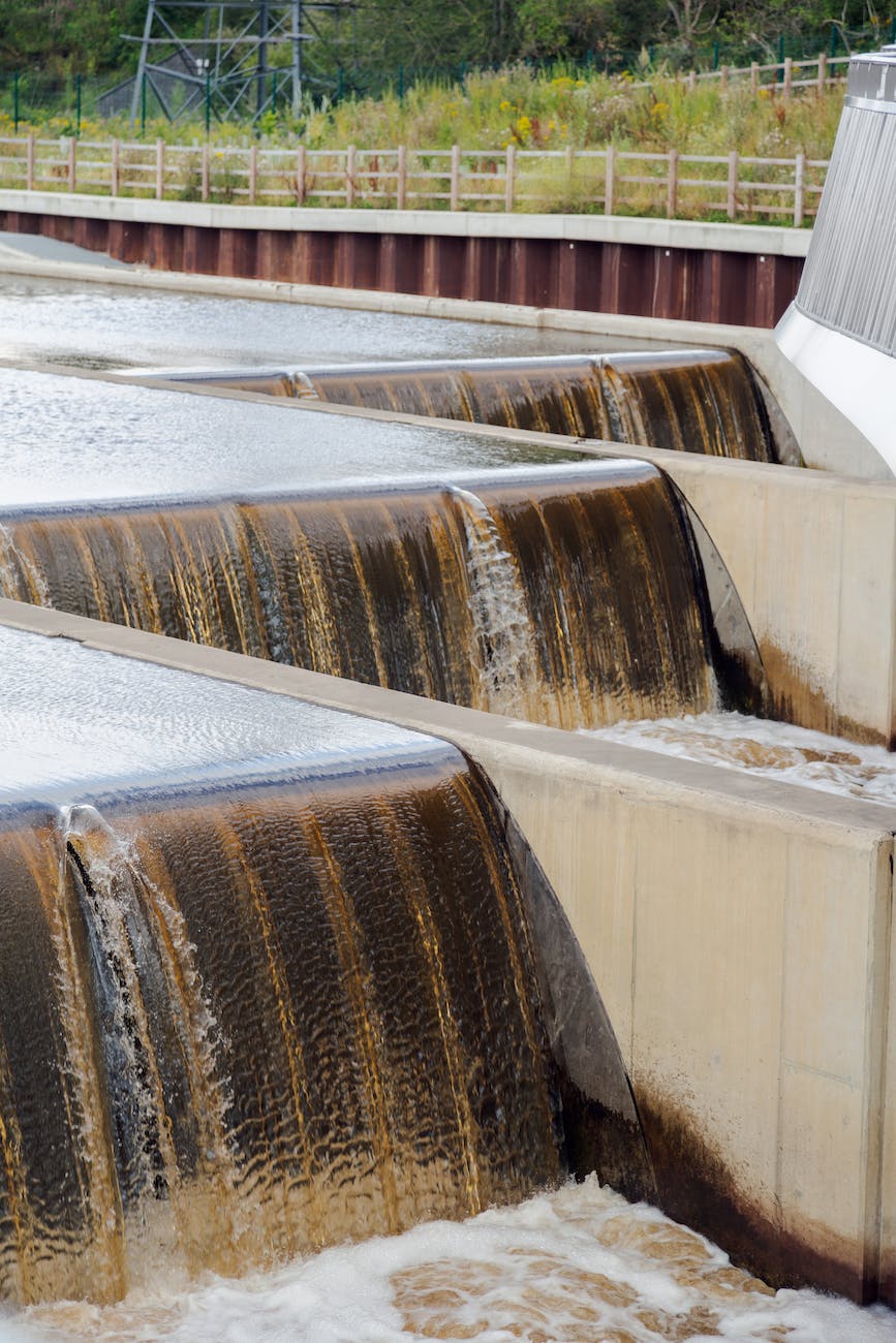 weir over river